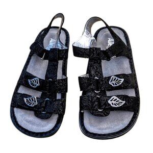 Women's Size 7 Alegria PG Lite Black Sandals NWOT